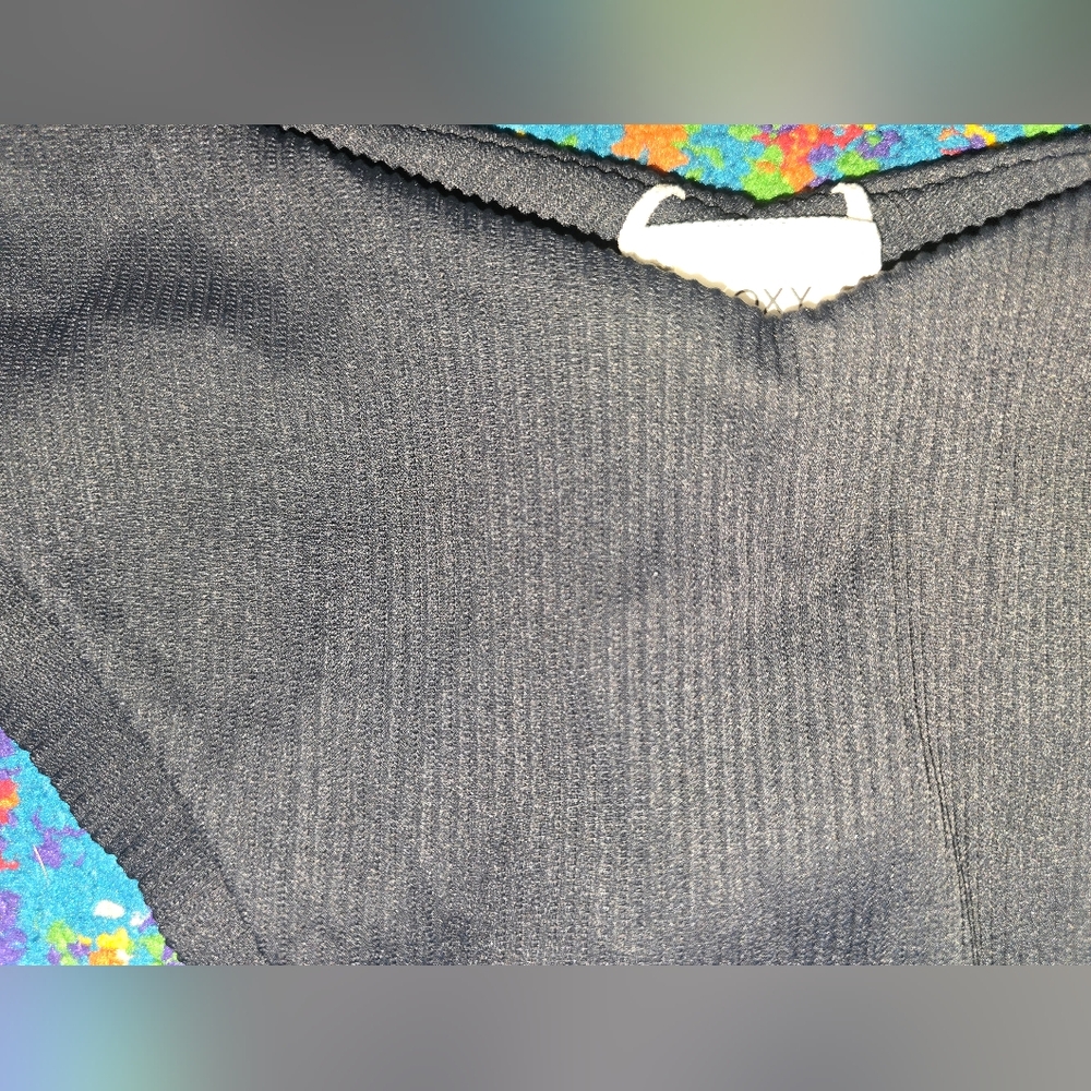 Roxy Black Ribbed V-Front Bikini Bottom - Picture 4 of 7